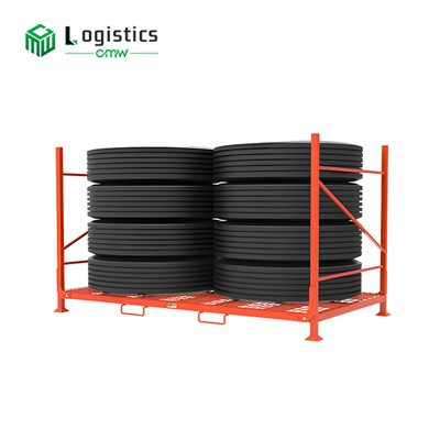 Penyimpanan tayar pallet keluli